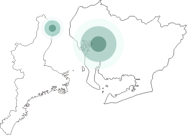 地図　イメージ図　愛知県」